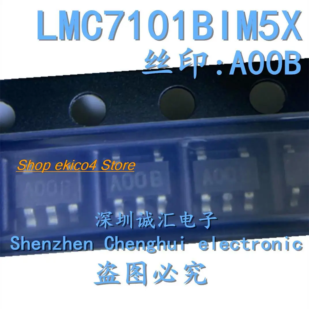 10pieces Original stock  A00B LMC7101BIM5X SOT23-5 