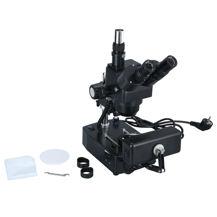 

Lens Digital Trinocular Zoom Gemological Stereo Microscope for Jewelry and Gems