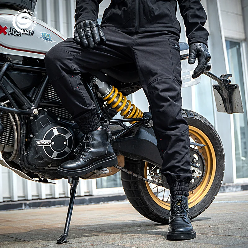 Motorcycles Pants Add Fleece for Wind Protection Pants for Men's Motorcycle Pants Women's Winter Commuter Motorcycle Equipment