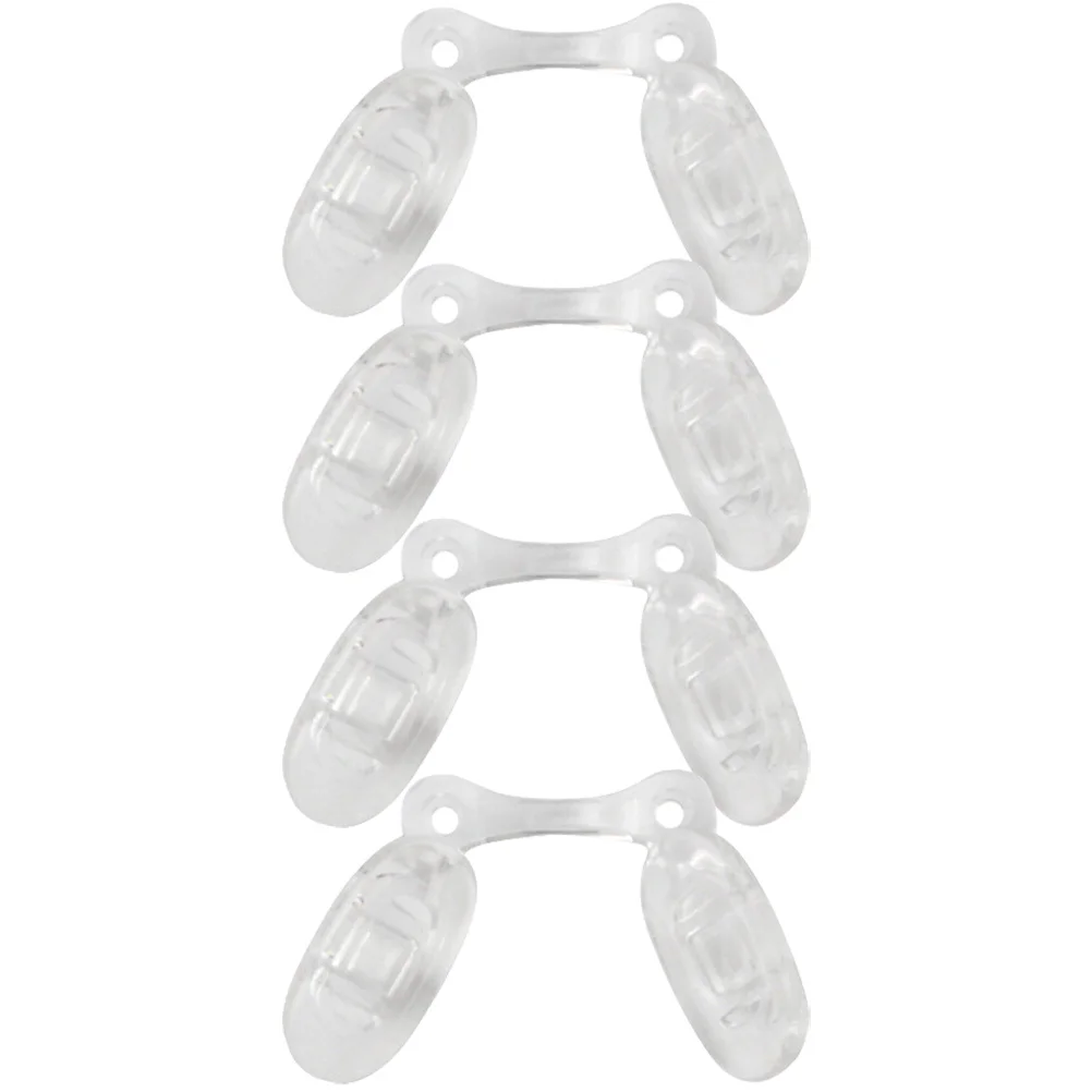 

4pcs Glasses Nose Pads Silicone Eyeglass Bridge Anti Slip Grips for Glasses Sunglasses Health Care Accessories