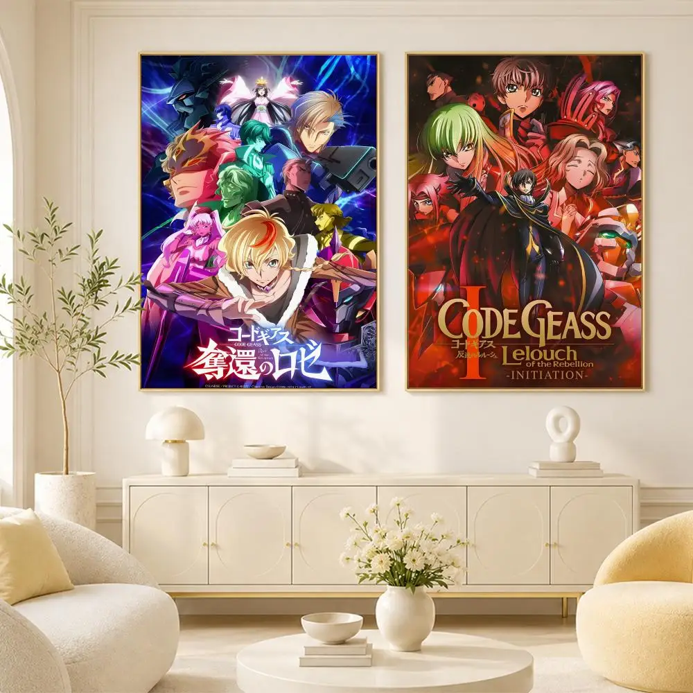 Code Geass Poster Room Home Decoration Interior Wall Art Printing Garage Posters Gift