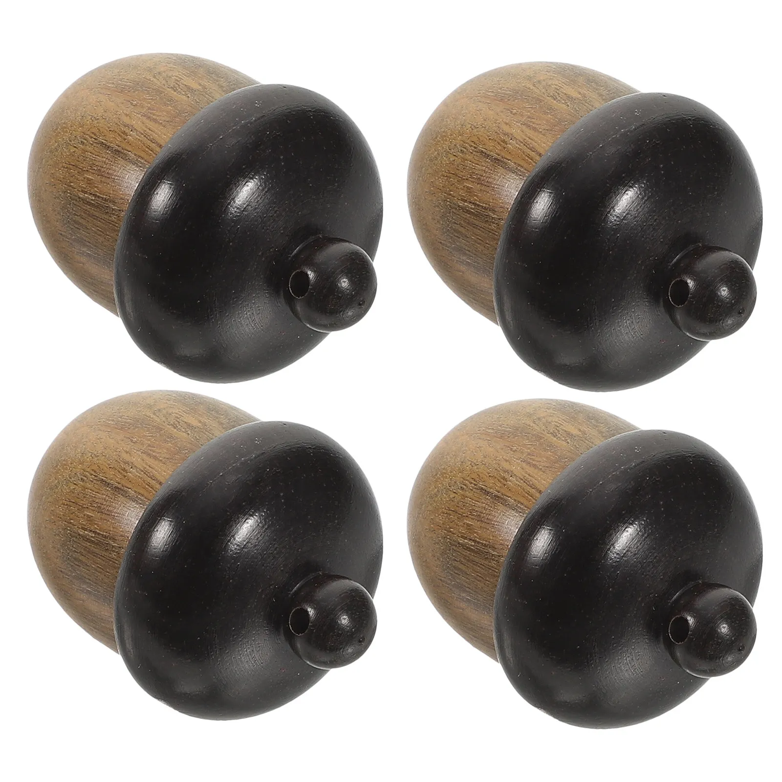 

Набор из 4 деревянных подвесок-жезлинов ручной работы, необработанные деревянные медальоны-жезлиновы с крышкой для изготовления украшений своими руками, ожерелий, брелоков, осенняя коллекция