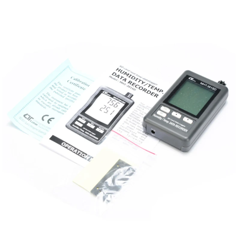 LUTRON MHT-381SD MHT381SD Gravador digital de temperatura e umidade de tela grande com cartão SD