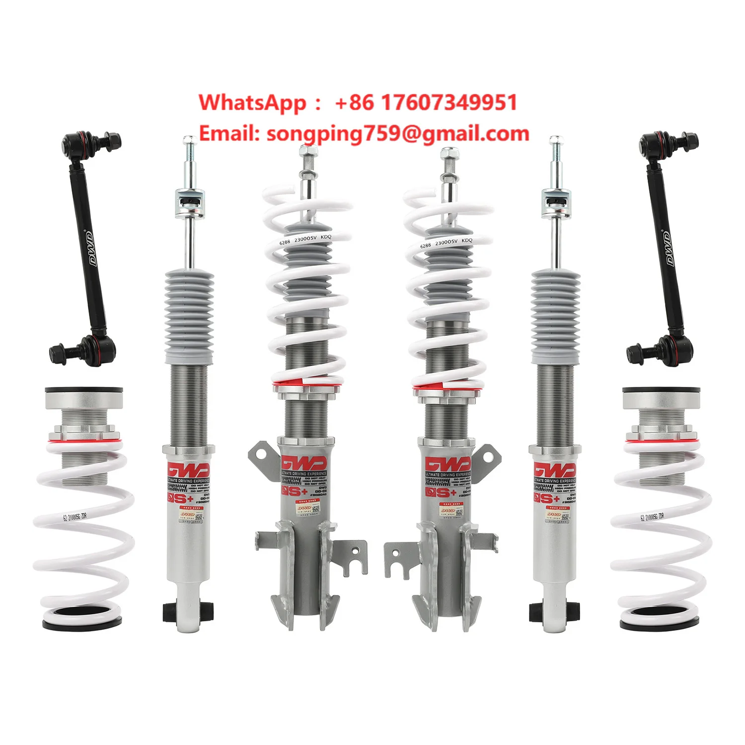 Wholesale Height and Damping Adjustable Coilover Shock Absorber for BYD Seal 05 DM-I HA6 2025+ New Energy Vehicle BYD036