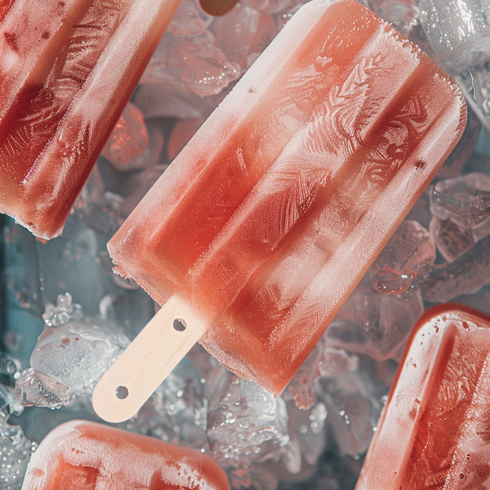 100 قطعة آيس كريم الخشب الحرفية السائبة لكعكة الملوثات العضوية الثابتة Diy بها بنفسك لوازم الحلوى المصاصة الغذاء الصف الحرفية الجليد البوب العصي مصاصة خشبية