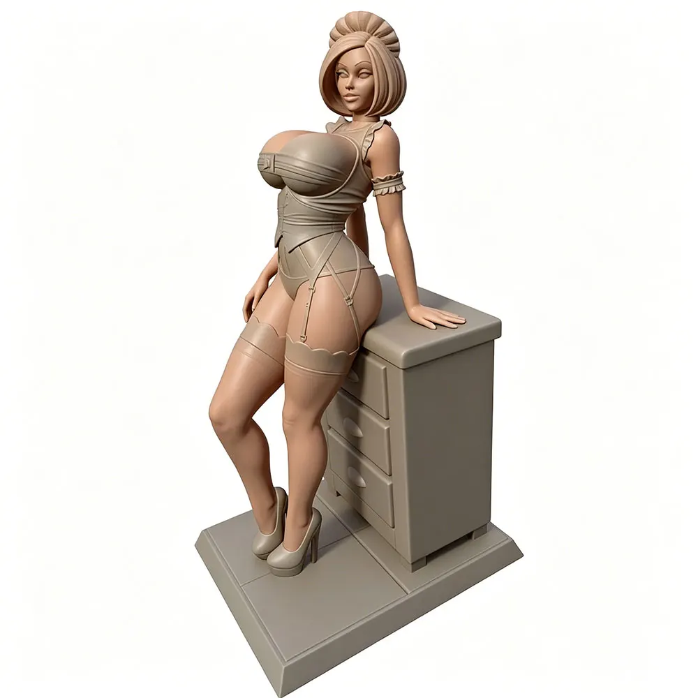 75mm --175mm Sexy Girl Resin Model Kits GK Miniature 3D Printed Gray Model Figurine DIY Doll Model Unassembled And Unpainted