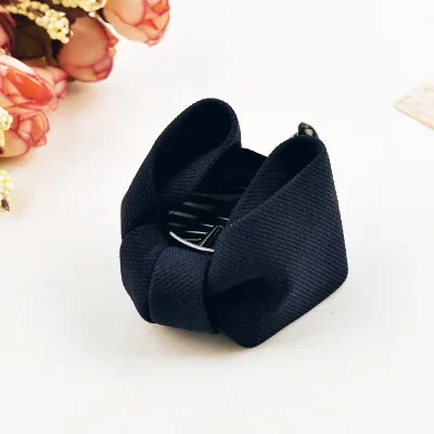 1PC Fashion Women Retro Fabric bow ponytail buckle banana Claws Hair Clips Barrettes Hair Accessories