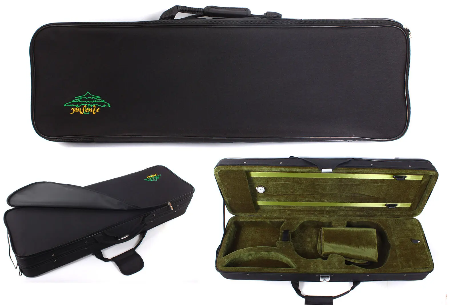 

Advances New Violin Case 4/4 Full Size Oblong Cases for Violin Straps Simple