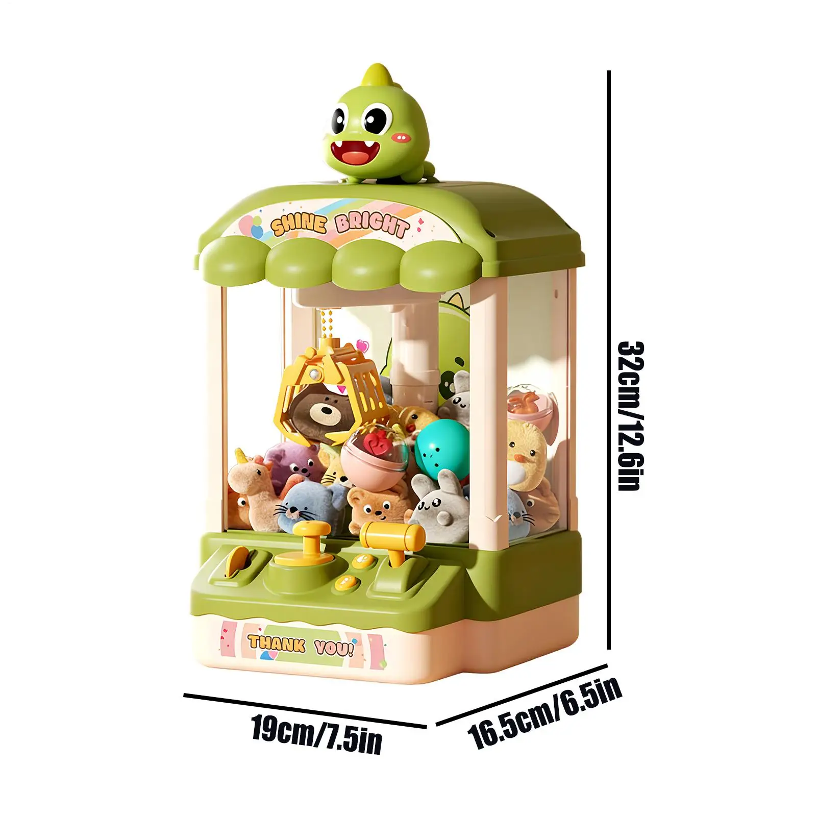 小さなクレーンゲーム 恐竜教室 景品 おもちゃ キャンディーグラバー 景品ディスペンサー 男の子 女の子 誕生日パーティー ホリデーゲームナイト用