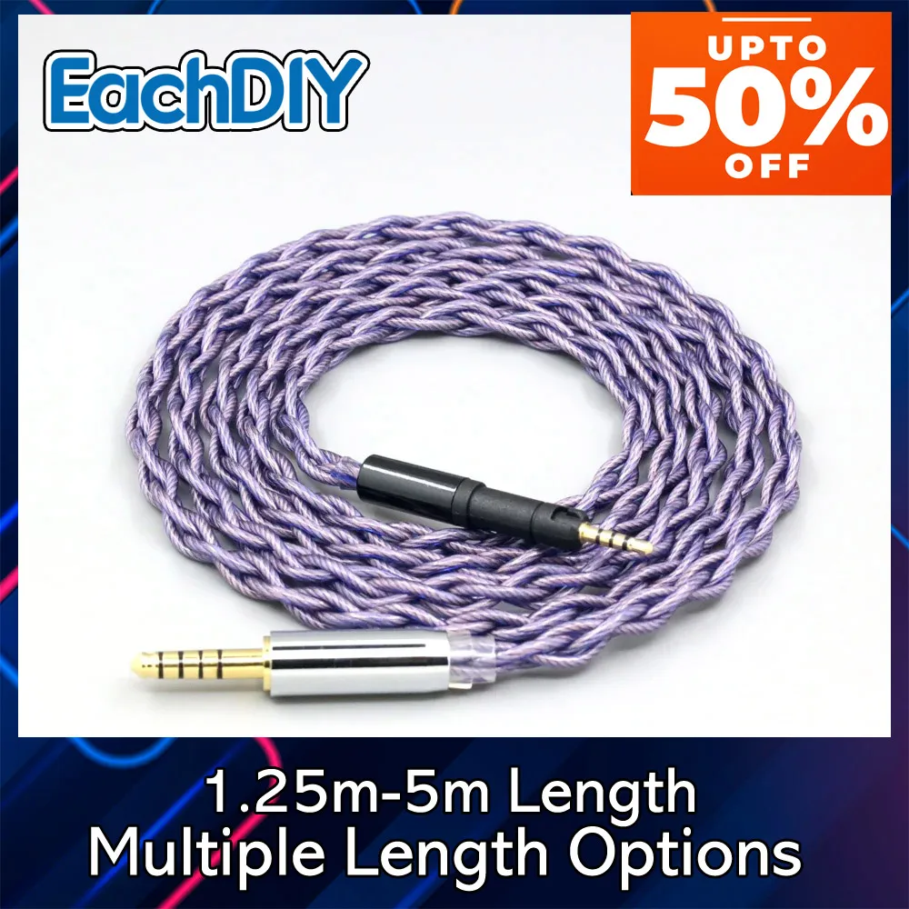 

Type2 1.8mm 140 cores litz 7N OCC Headphone Cable For Sennheiser HD599 HD569 HD 560S HD559 hd560s LN008250