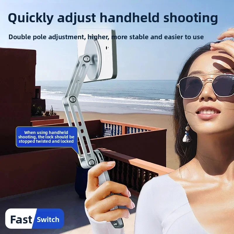 

Сильный магнитный держатель для селфи для Xiaomi Samsung Huawei, настольная магнитная подставка, поддержка Apple 17, 16, 15, 14, 13, аксессуары серии