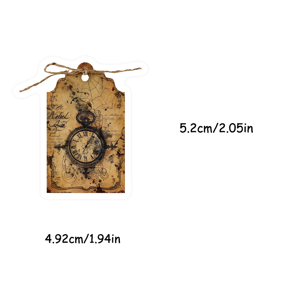50PCS Vintage Style Historical Memory Labels PET Sticker Personalized Artistic Decoration Bottle Phone Case Scrapbook Gift Decal