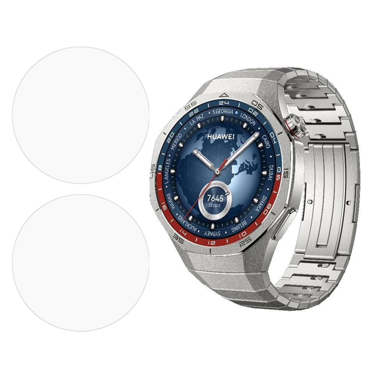 2 uds para Huawei Watch 5 46mm Protector de pantalla reloj inteligente película transparente de TPU