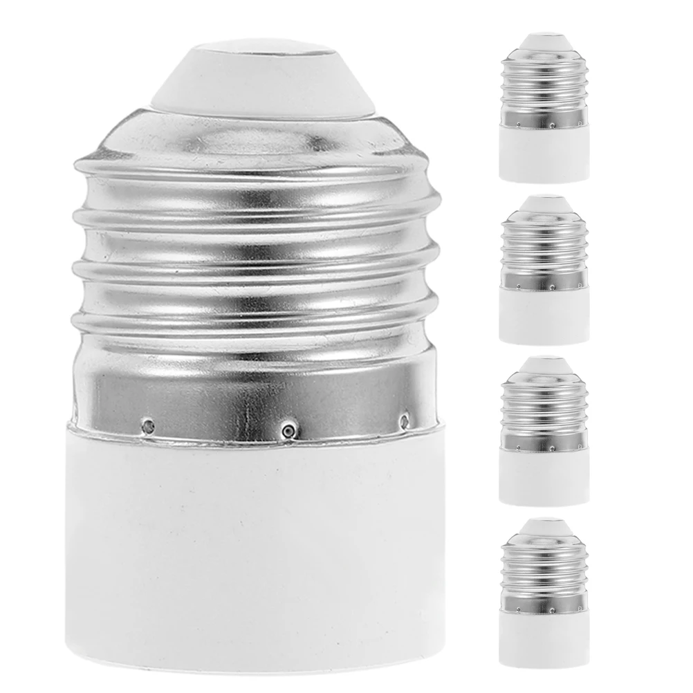 

5pcs E27 To Mr16 Light Bulb Adapter Socket Converter Lamp Holder Heat Resistant Compact Design Easy Installation For Indoor