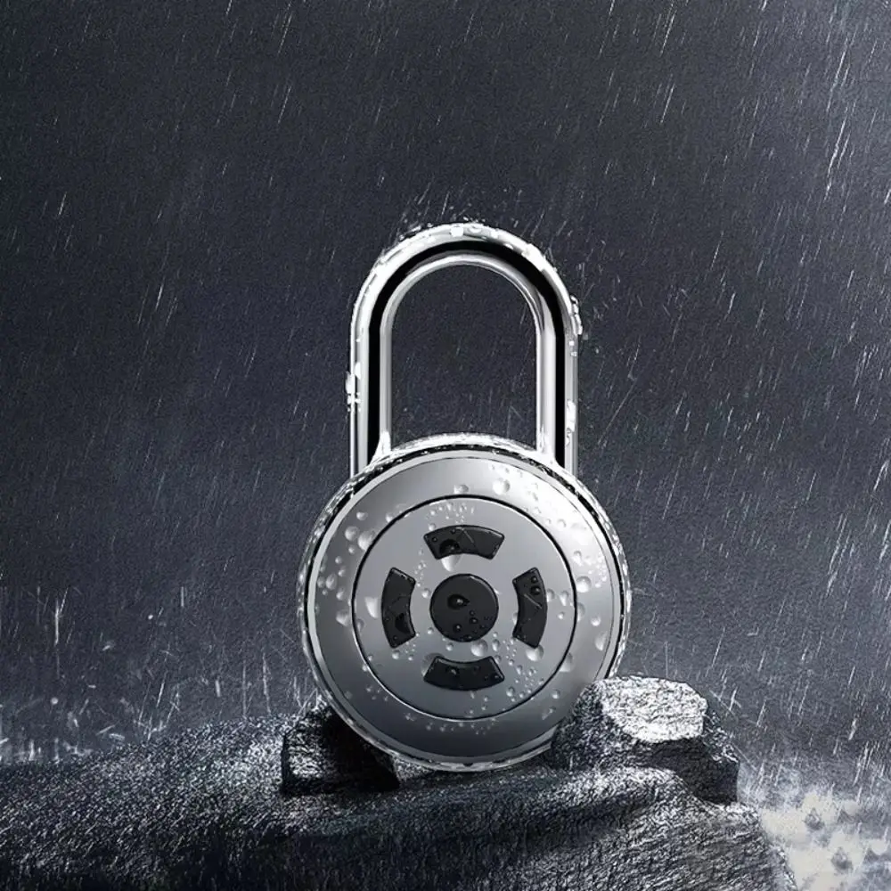 

38mm Size Bluetooth Padlock Password Protection APP Control Smart Password Lock Rechargeable Battery Unlock Record