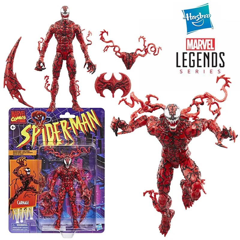 

Hasbro легенды Marvel, серия карнидж, Человек-паук, комиксы Ver. 16 см Оригинальная фигурка модели, детская игрушка, коллекция подарков