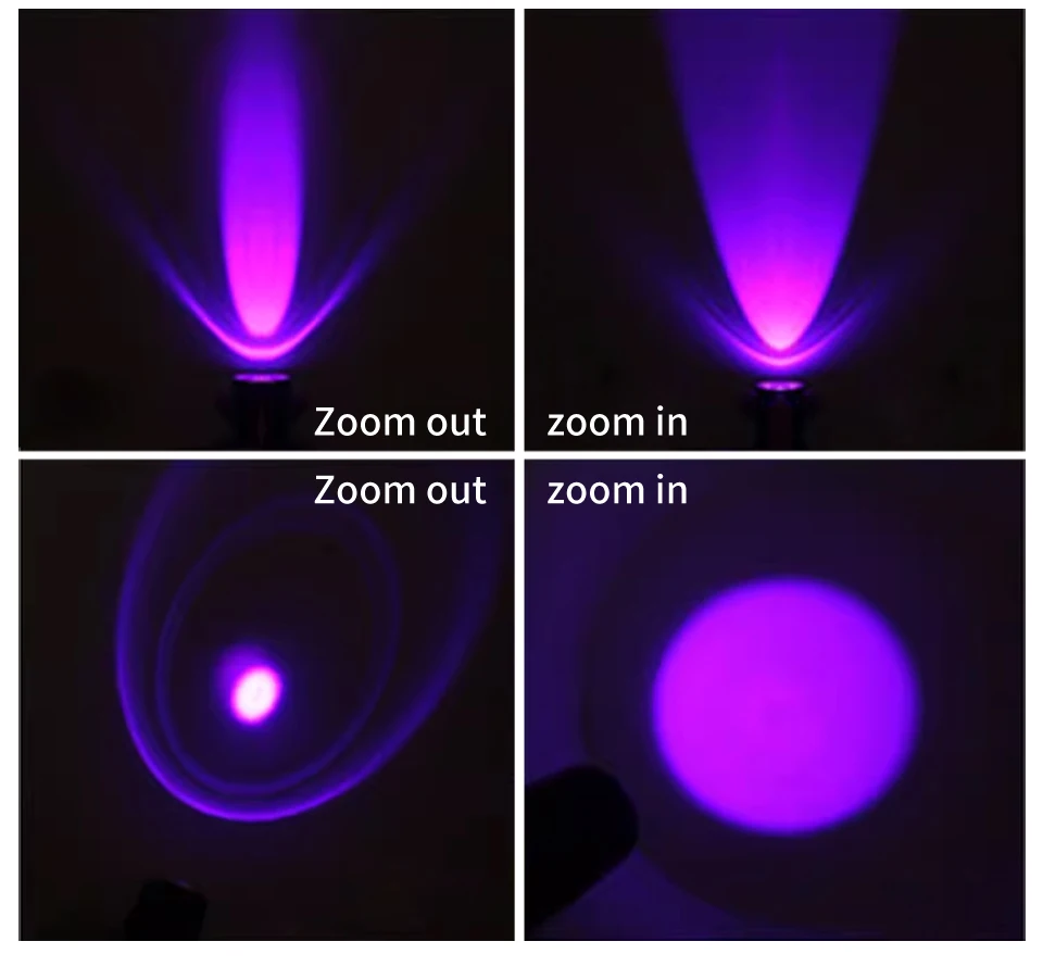 Neue Mini UV Lila Taschenlampe 395nm Angeln Locken Tintenfisch Jig Haken Ergänzung Licht Fluoreszierende Erkennung Lampe Angeln Ausrüstung – Detail 6