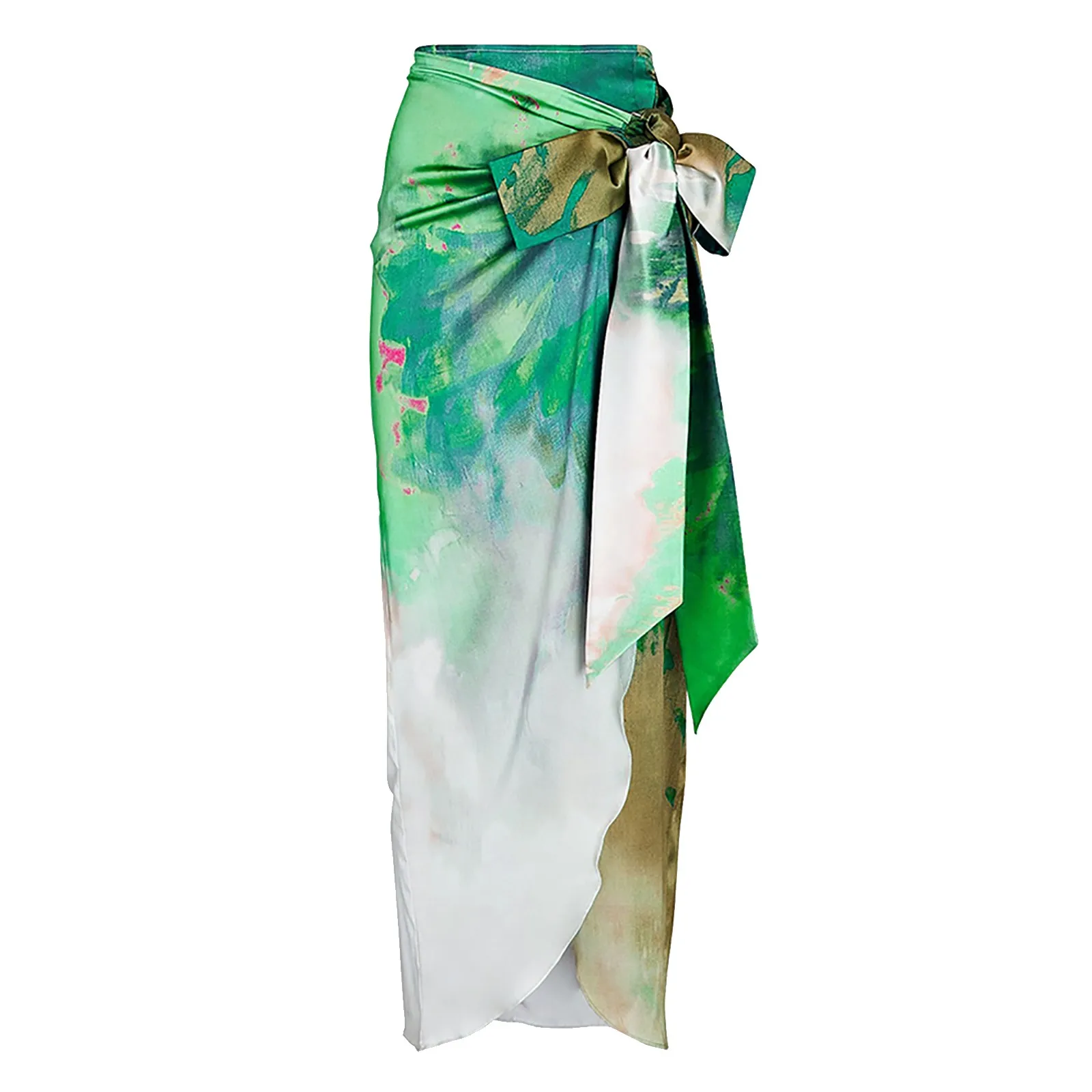 Kunstprint Bikini Badpak En Cover Up Tweedelige Badpak Set