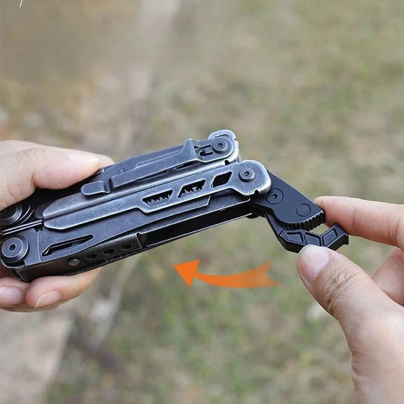 

2025 New BHBT 15 in 1 Multi Tool Pliers with Damascus Knife Multi-functional Wrench Folding EDC Outdoor Camping Multi Tool