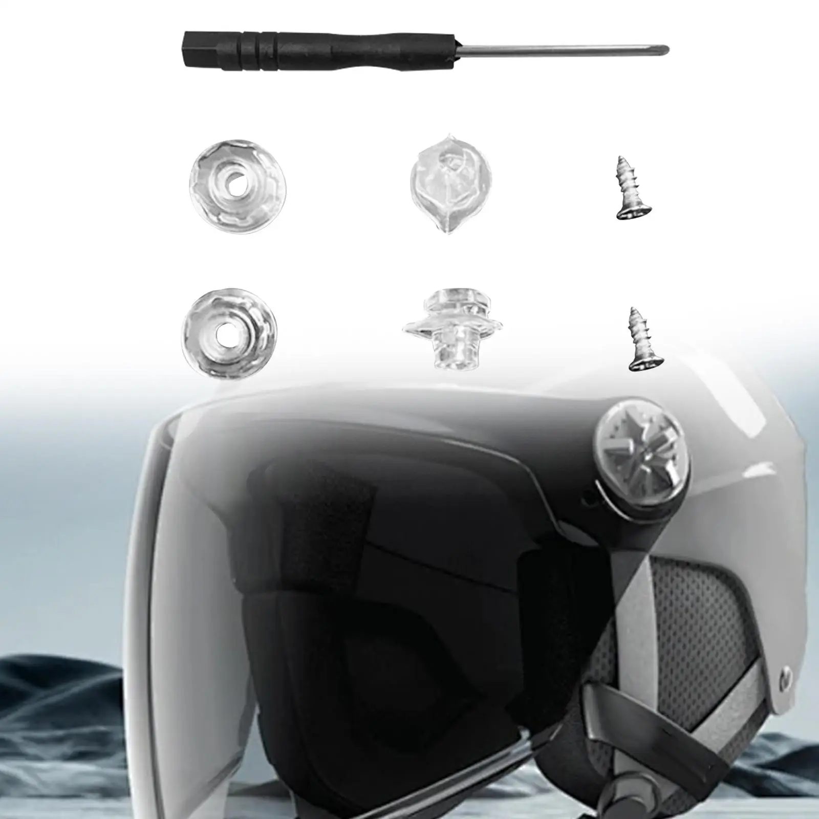 Anti Fog Insert Pins Fixing Portable Helmet Visor Pins for Shoei K1 K5S - view 4