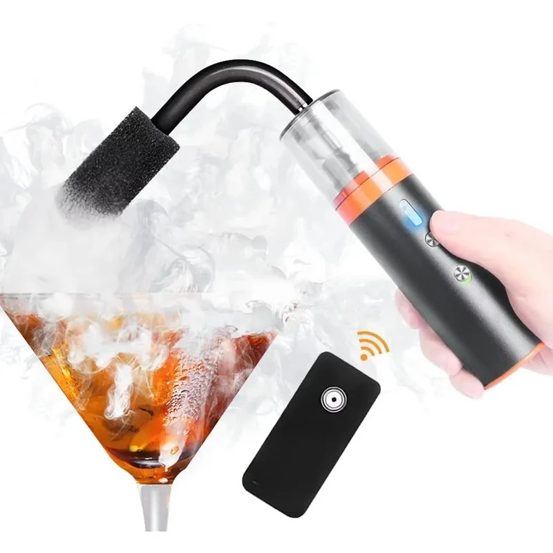 Portable Fog Machine Smoke S Mini,Handheld Smoke Machine With 15W Power Remote Control Forgger