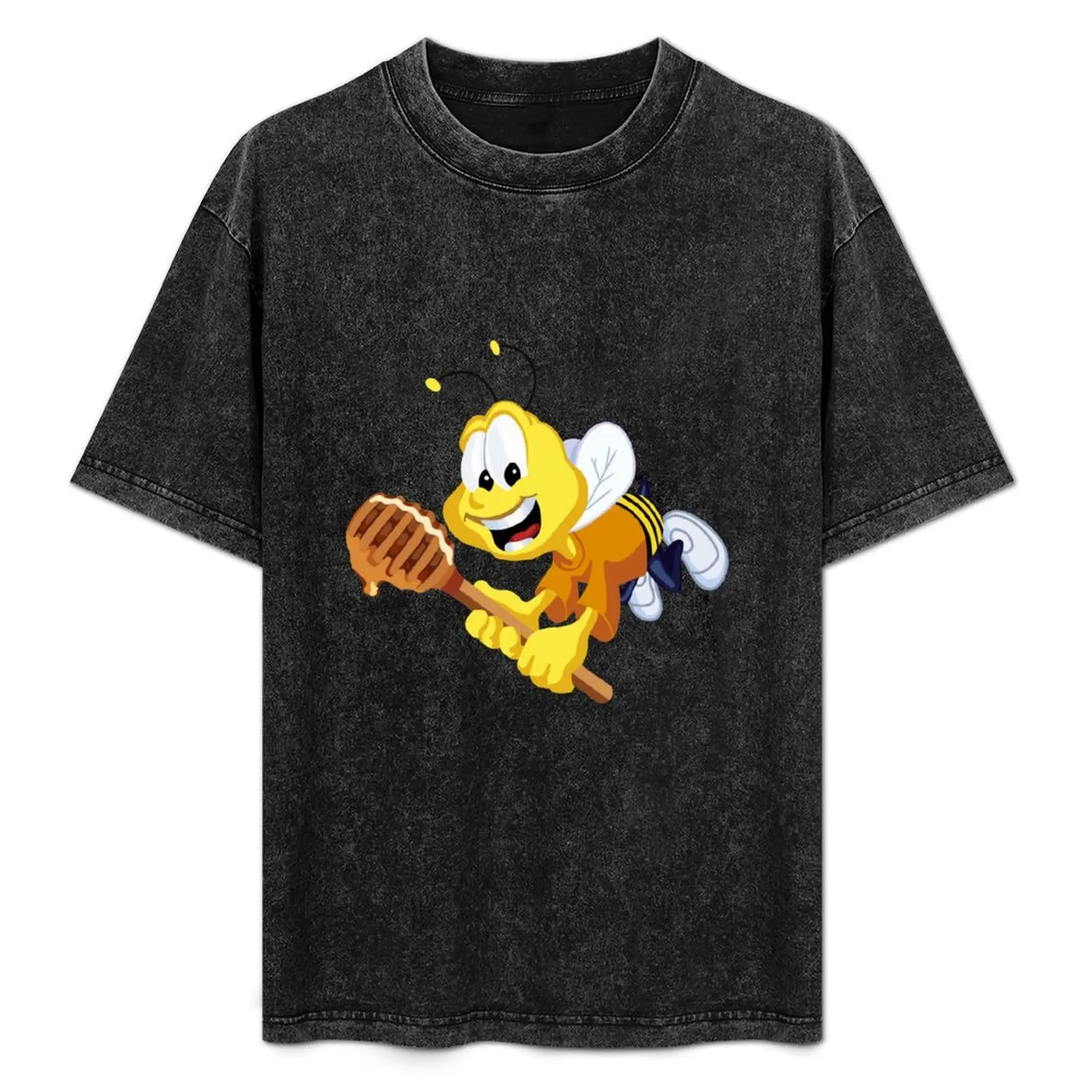 Camiseta con ilustración de la mascota Buzz the Bee de Honey Nut Cheerios, camiseta de manga corta para festival
