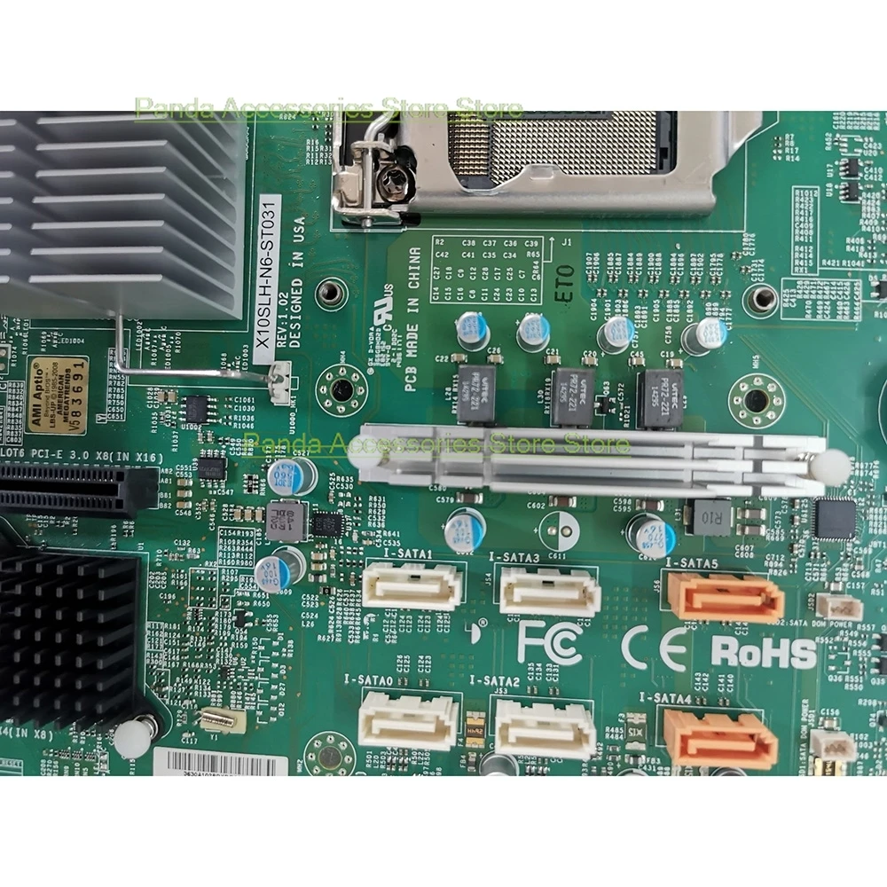 Stable Version X10SLH-N6-ST031 Server Motherboard For Supermicro X540-T2 C226 DDR3