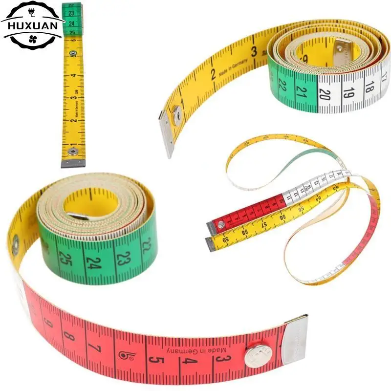 Regla de medición corporal para costura, cinta métrica de sastre, suave, plana, 60 pulgadas, 1,5 m, 1 unidad