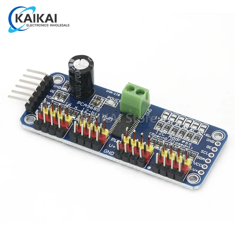 16 Channel 12-bit PWM/Servo Driver-I2C interface PCA9685 module  pi shield module servo shield