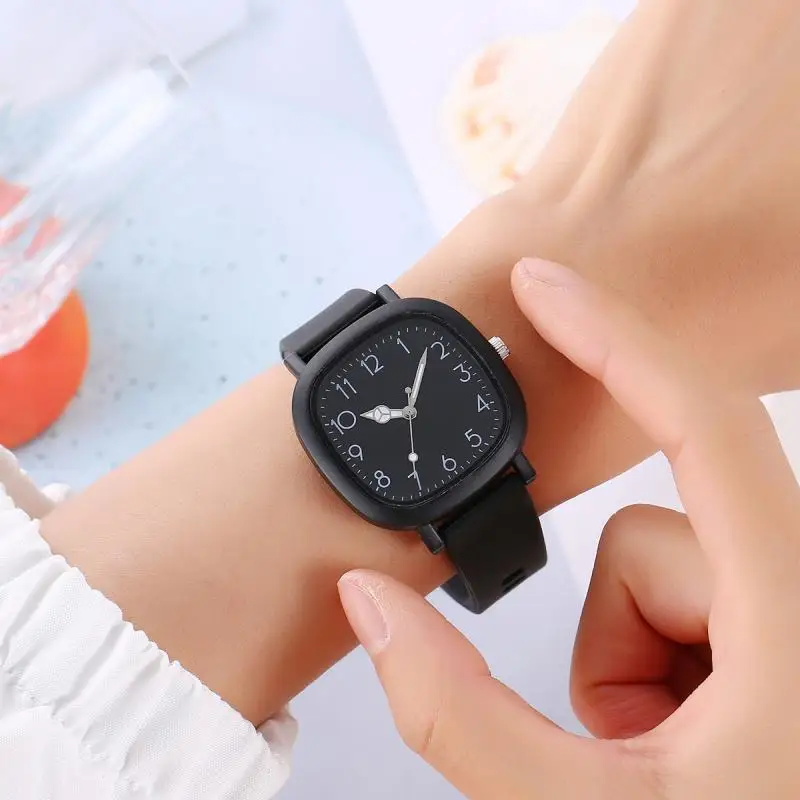 Fashion Women's Watch Silicone Strap Wristwatch Quartz Watches For Women Clock Ladies Watch Gift Reloj Mujer image 4