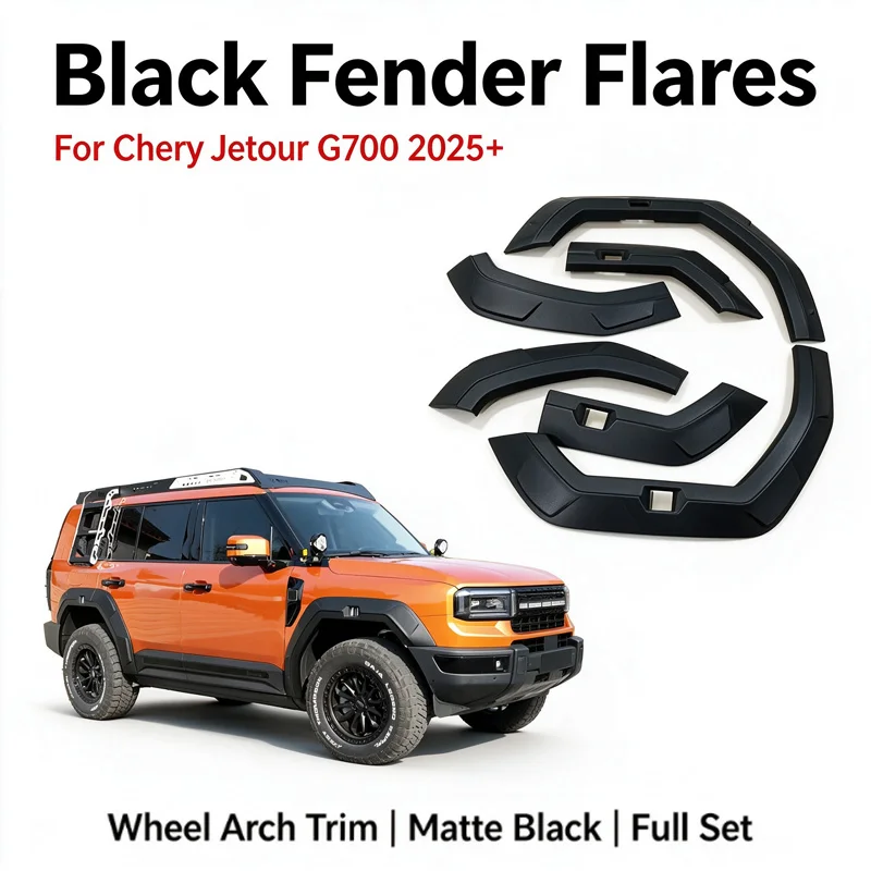 Offroad Wide Body Wheel Arch Fender Flares Mudguard Cover For Chery Jetour G700 2026 Car Exterior Modification Accessories