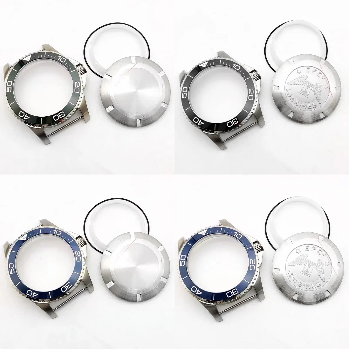 

NEW 41mm NH35 Watch Case,316L stainless steel,waterproof, ceramic bezel, 31.5 mm Dial,men's watch accessories assembly