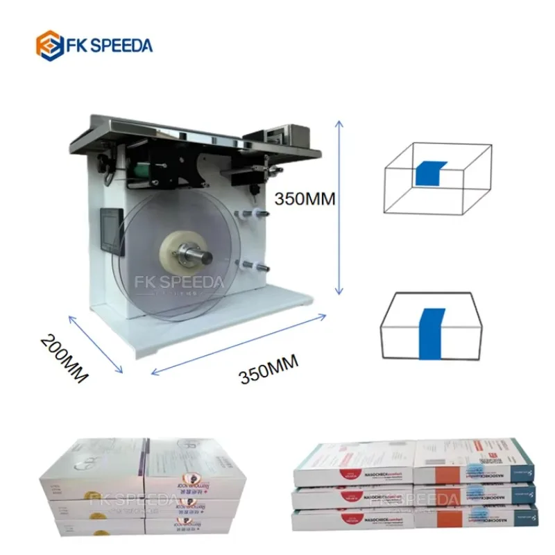 Small Box Corner Label Applicator Transparent Anti-tamper 90 Degrees Corner Sticker Labeling Machine - view 3