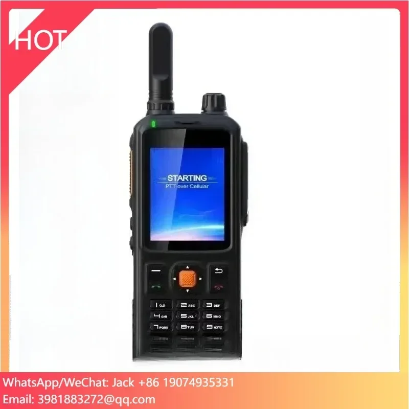

4G LTE/WCDMA/GSM Network PTT Over Cellular Intercom Transceiver Wifi GPS BT Android Walkie Talkie Mobile Phone Radio AT-V968S
