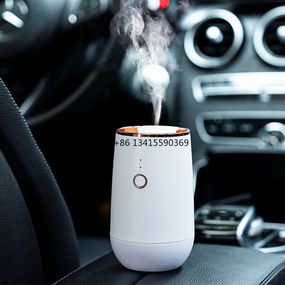 

SCENTA Wholesale Plastic Wireless Car Fragrance Diffuser Ce Electric Battery Operated Waterless Rechargeable Car Aroma Diffuser