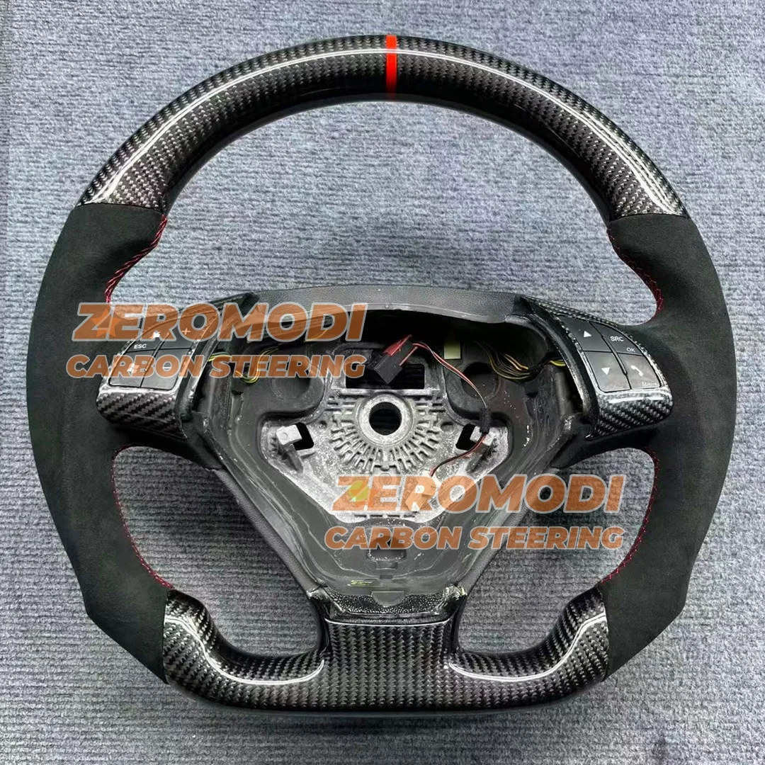 

Carbon Fider Suede Steering Wheel For Fiat Bravo Doblo Opel Combo Grande Punto Linea Qubo Vauxhall
