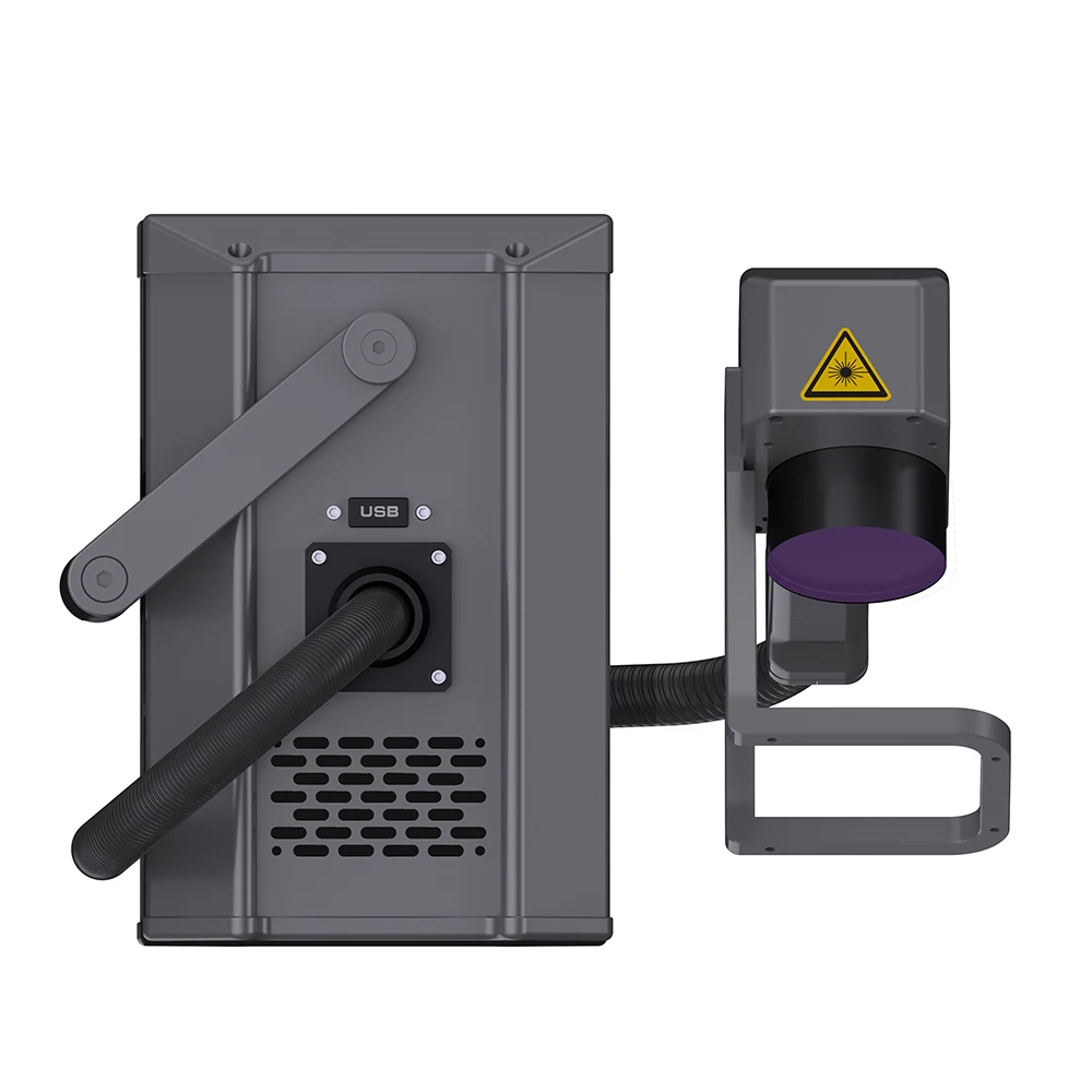 HotHot New PRO Use Steel Laser Engraving Wood Cutting Graving Dog Tag Laser Marking Machine Mini Fiber Laser Engraving Machine