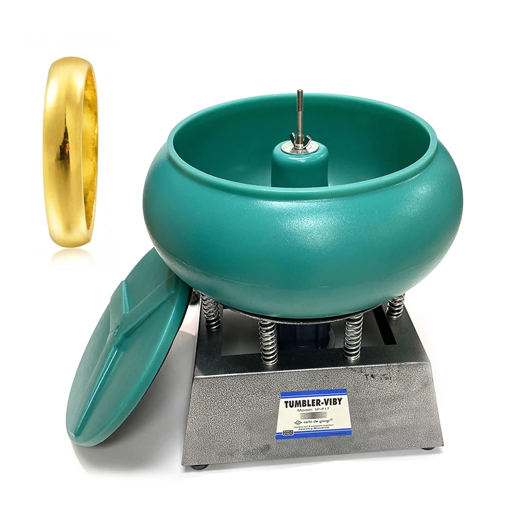 17 Inch Jewelry Making Equipment Vibrating Tumbler For Gemstone Jewelry Tumbling Polishing Machine