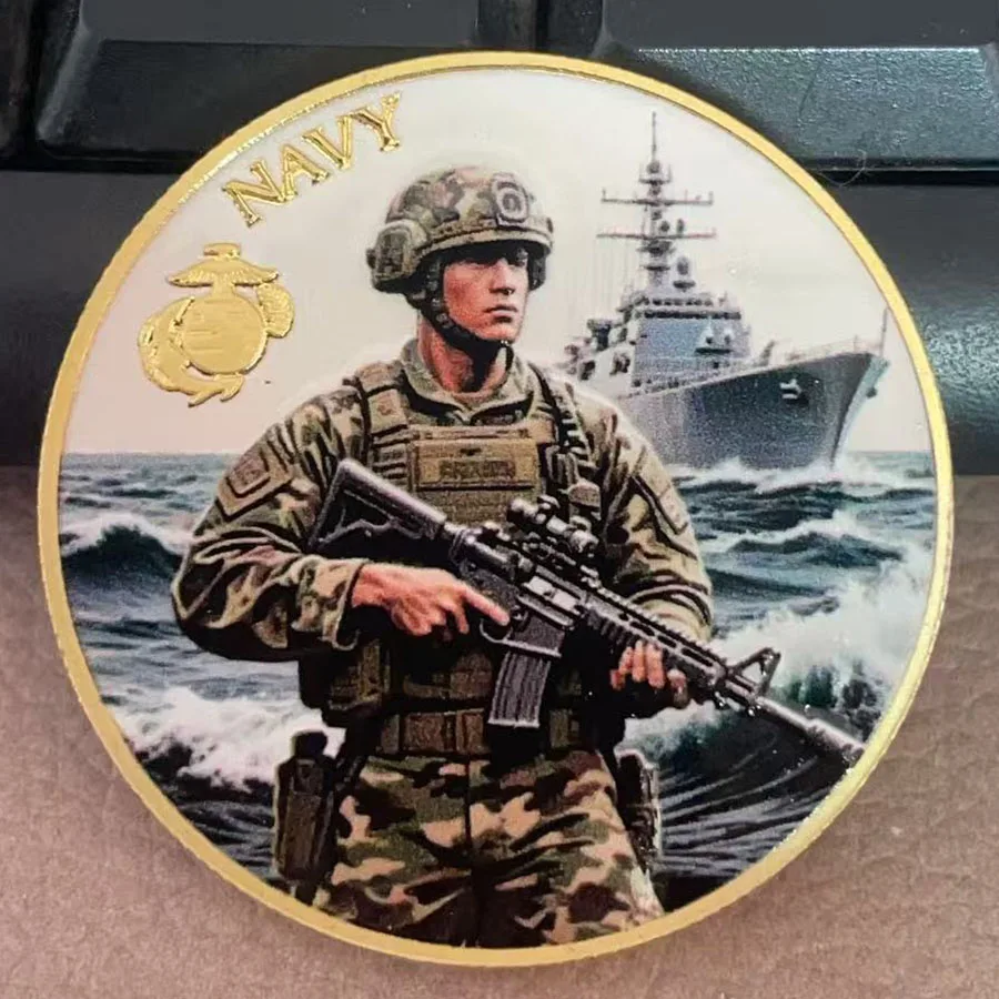 عملة تذكارية مجموعة العملات التذكارية العسكرية للبحرية الأمريكية