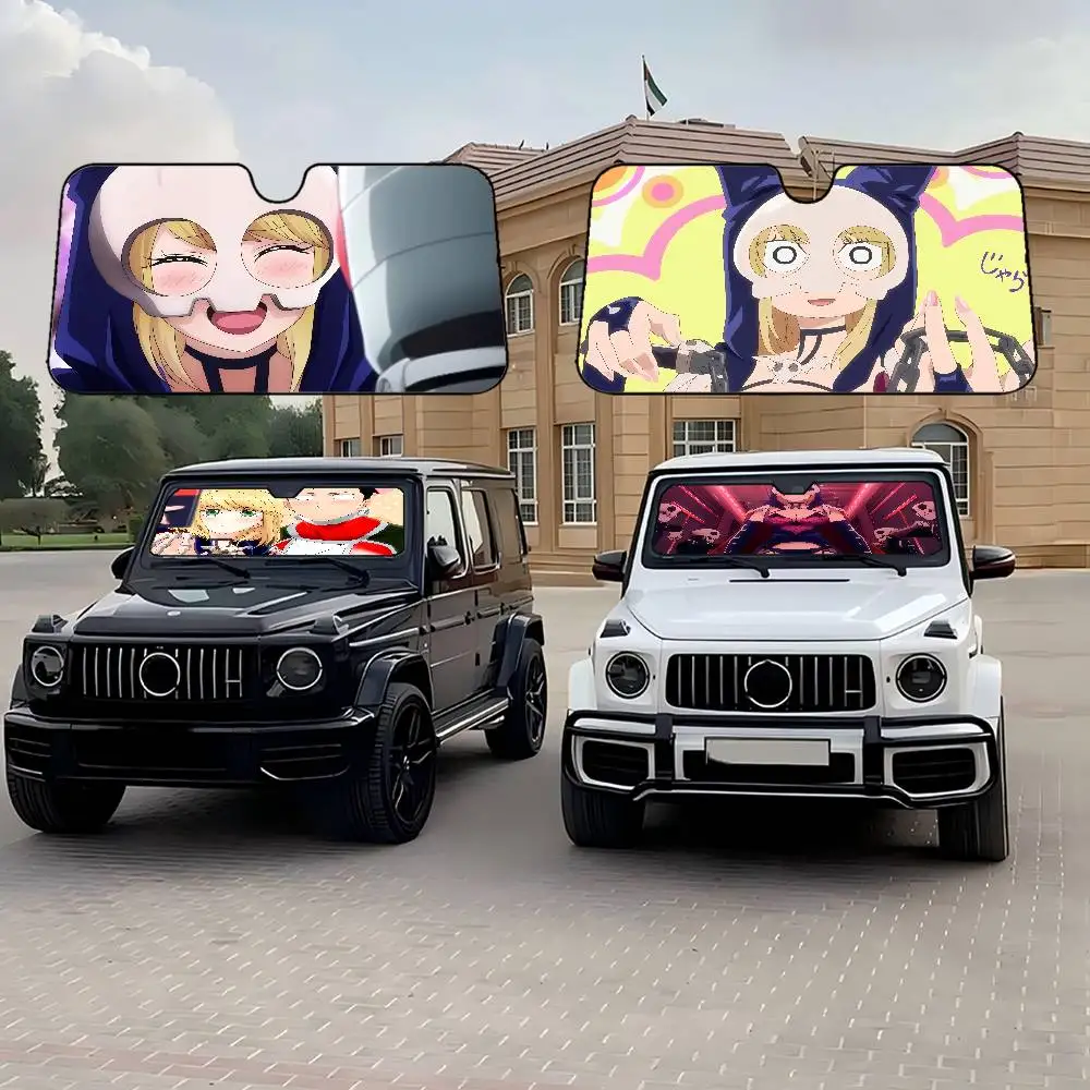 

K-Koi W-Wa Sekai Seifuku No Ato Солнцезащитный козырек для лобового стекла, складное переднее лобовое стекло автомобиля 70x130 см, крышка лобового стекла автомобиля