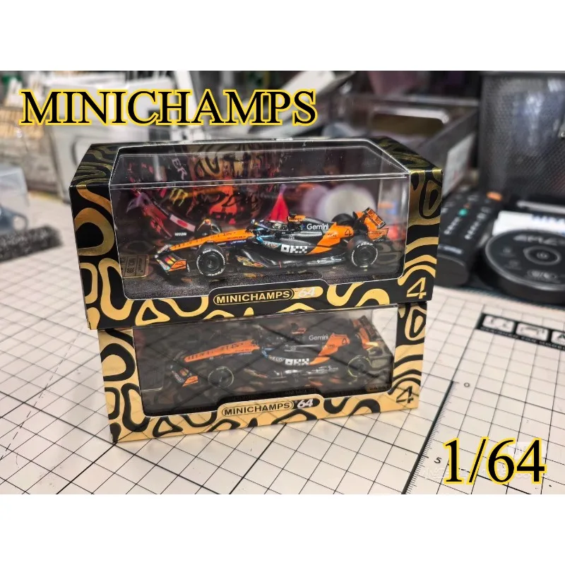 Edition-limitee-beijing-hec-minichamps-1-64-modele-de-voiture-realiste-en-alliage-f1-mclaren-golden-helmet-edition-piece-de-collection-cadeau