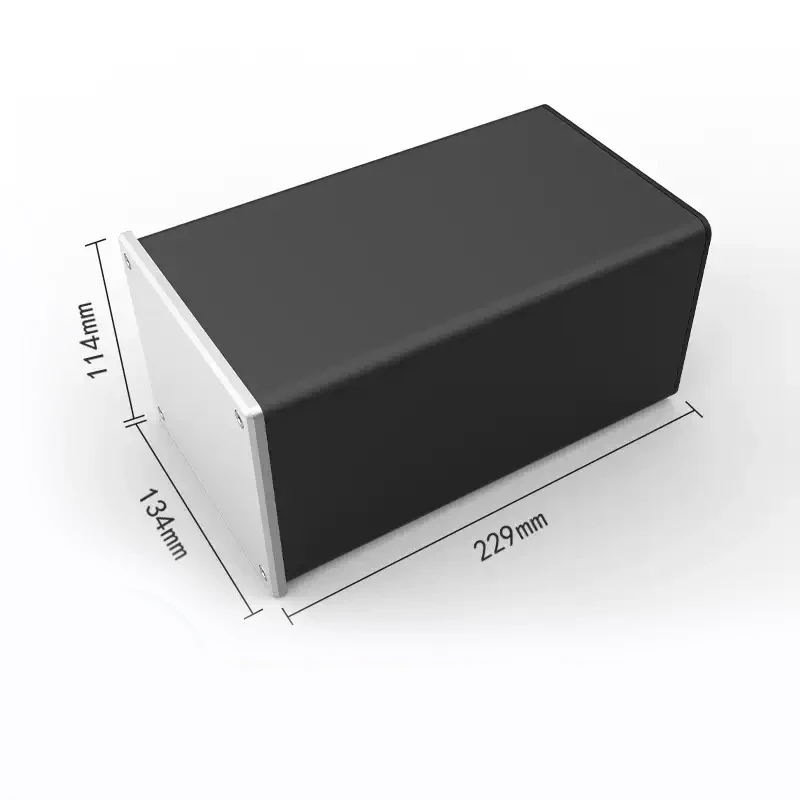 134*114*229mm All-aluminum amplifie chassis Enclosure Power Amplifier DIY amplifier case