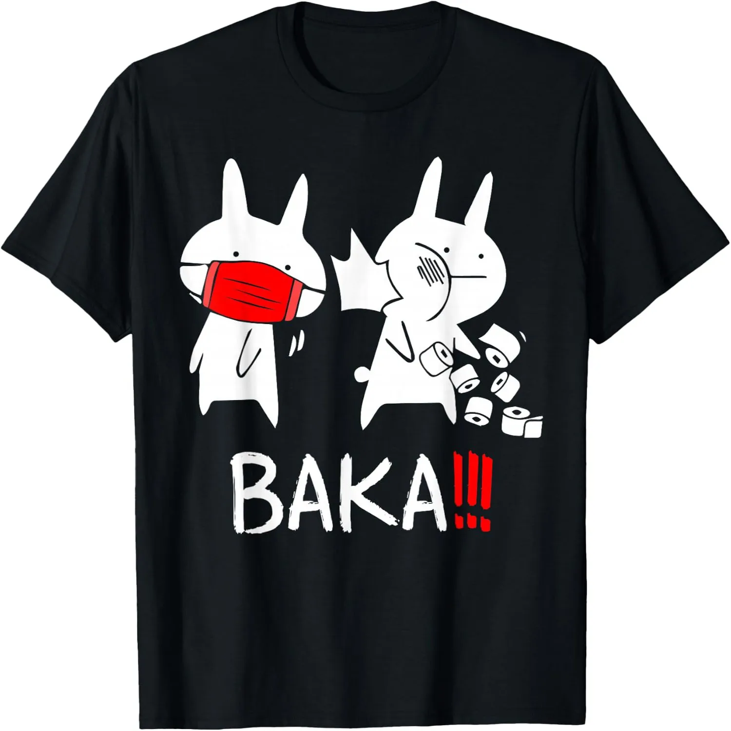 Baka! Idiot! Funny Japanese Anime Shirt for Men Women Gift T-Shirt Unisex t-shirt, 100% cotton tee,
