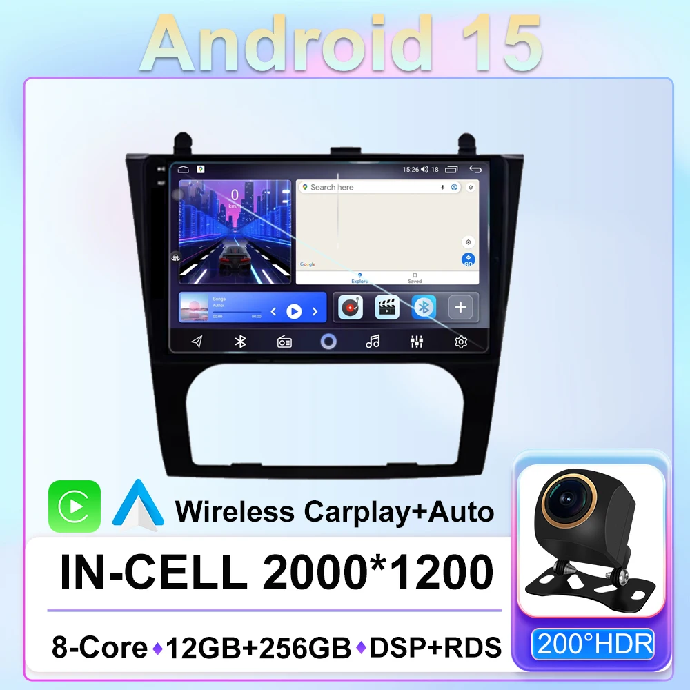

Android15 Auto Radio For Nissan Teana Altima Manual 2008 2009 2010 2011 2012 Car Multimedia Video DVR Dash Cam Player Navigation