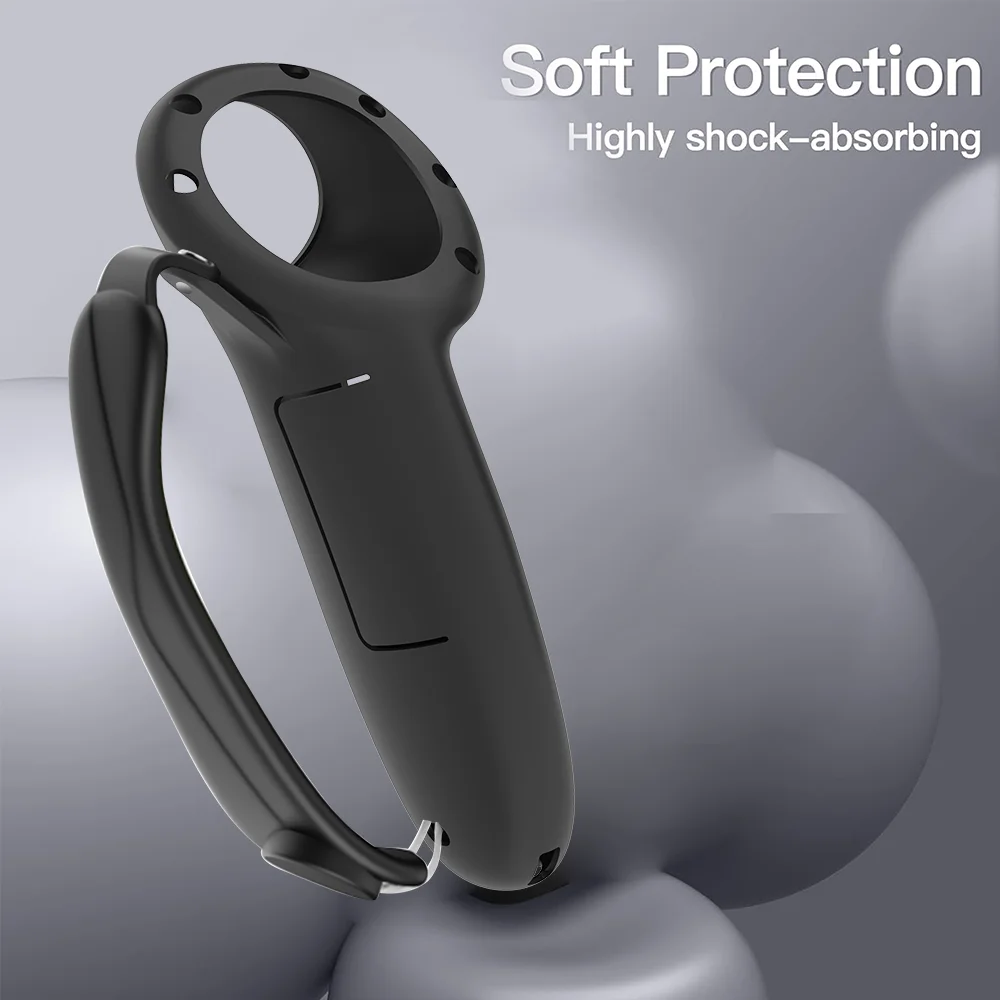 Extended Controller Grip Cover for Quest 3/3S – Anti-Slip Silicone Handle Sleeve for Large Hands Scratch-Resistant Design