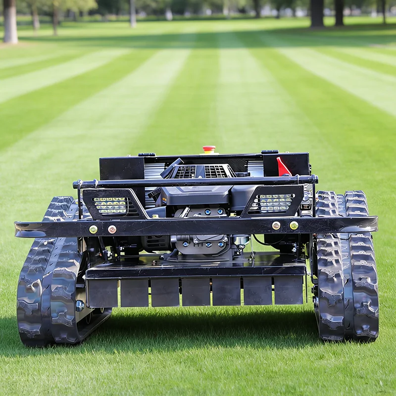

Customized remote-controlled track weeding machine suitable for all terrain lawn cleaning in farms and orchards