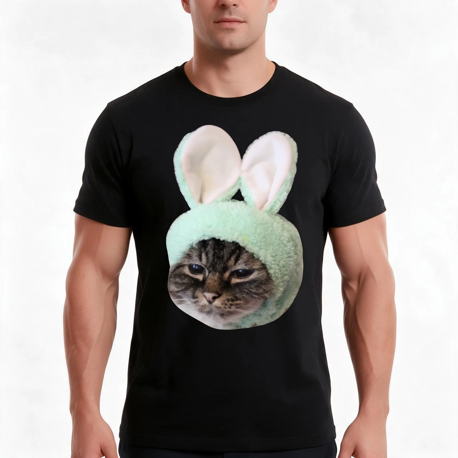 Primcess Pamcake - Small Time of Buny (Buncake) T-Shirt, Summer Casual Cotton Tee, Oversized Streetwear Tops, Unisex Men Women