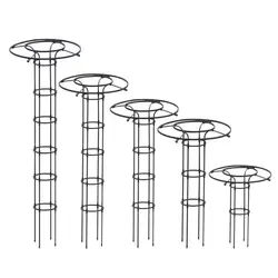 Vertical Metal Garden Trellis Climbing Plant Support Rose Tower Vine Supports For Climbing Vines Stands Flower Support Rod