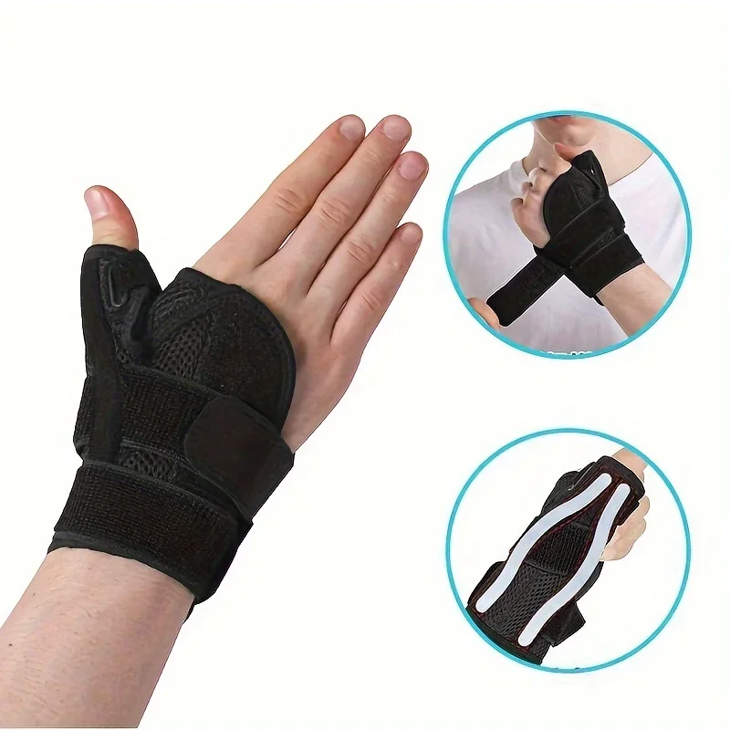 1PCS Stabilizing Thumb Splint Wrist Brace,Hand & Wrist Braces for Men Women,Thumb Support,Fits Both Right and Left Hand