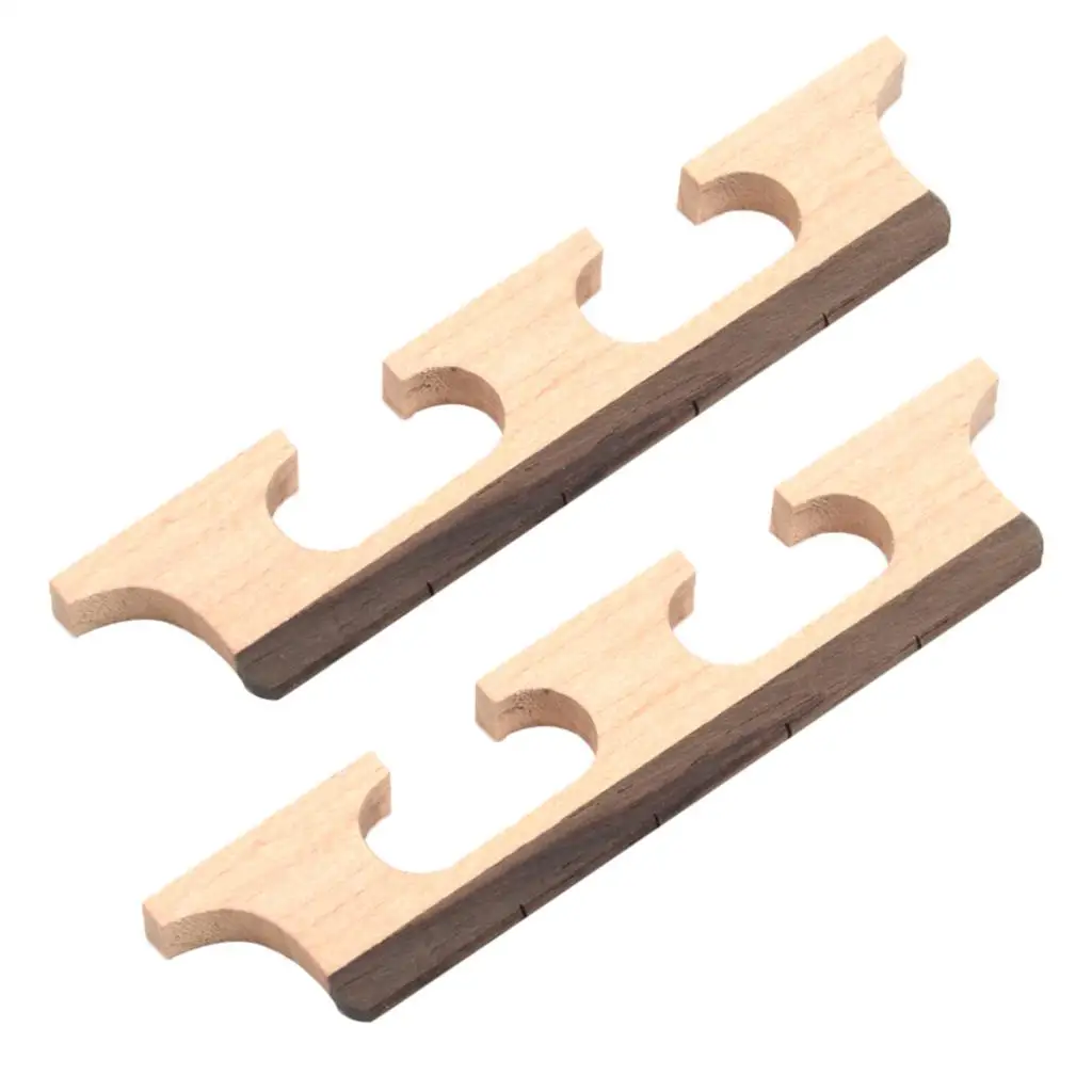 Exquisite Wood 4 String Banjo Bridge Polished Saddle Part for Banjo Instrument Accessories